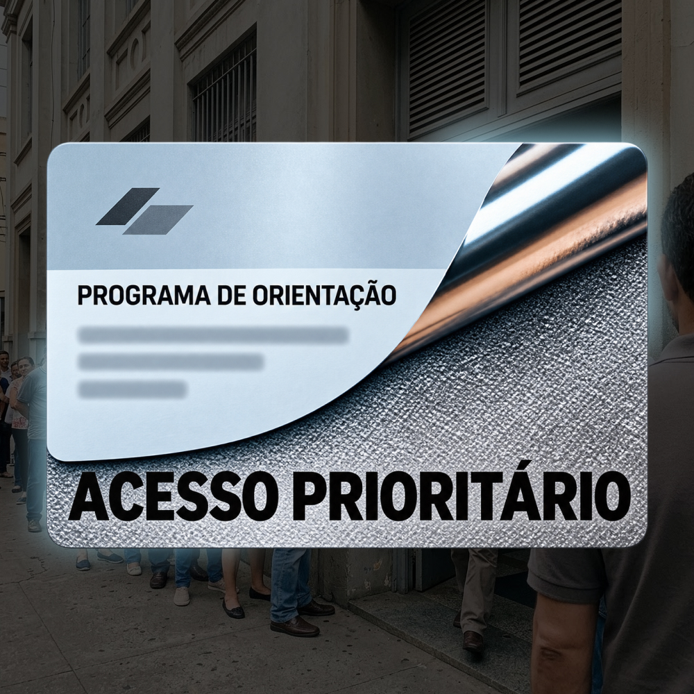 Acesso ao formato Acompanhamento para escolha de curso ou formação do programa Vetor Aberto